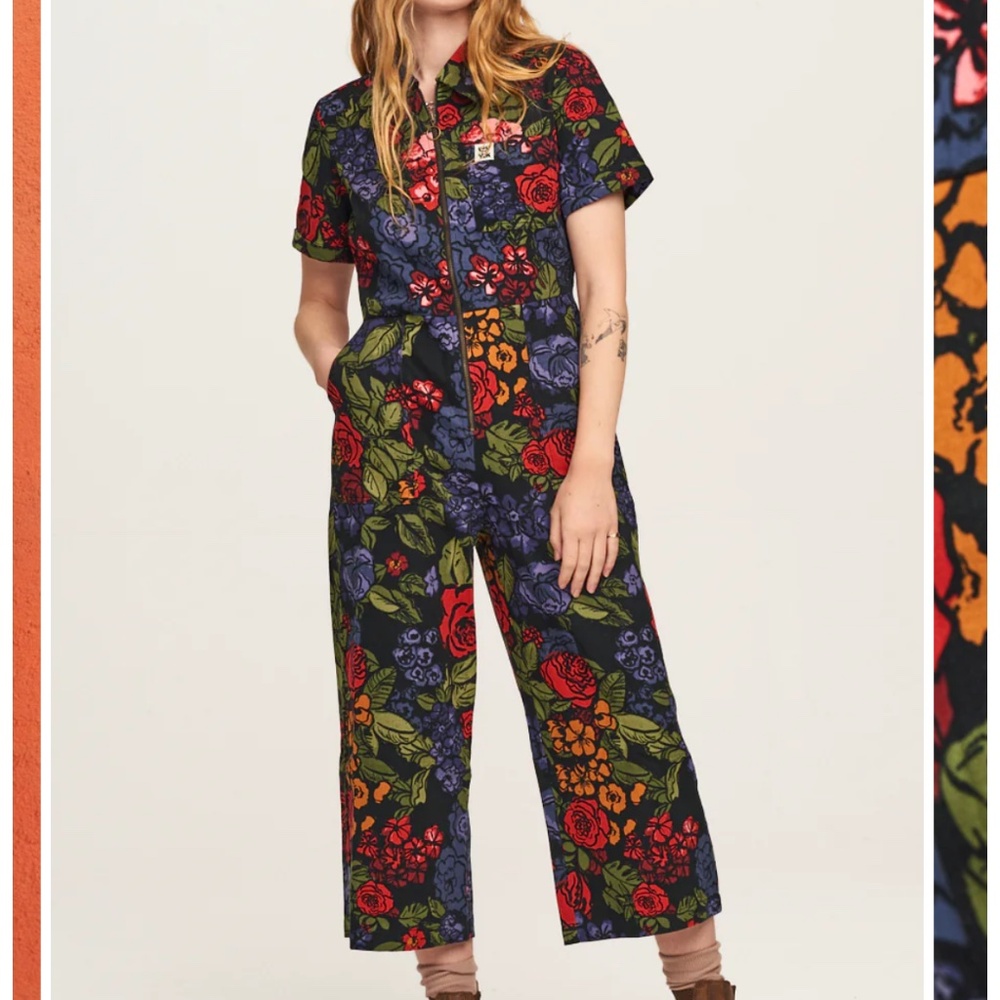 Ragan Jumpsuit: Maria UK12/US8 ORGANIC COTTON